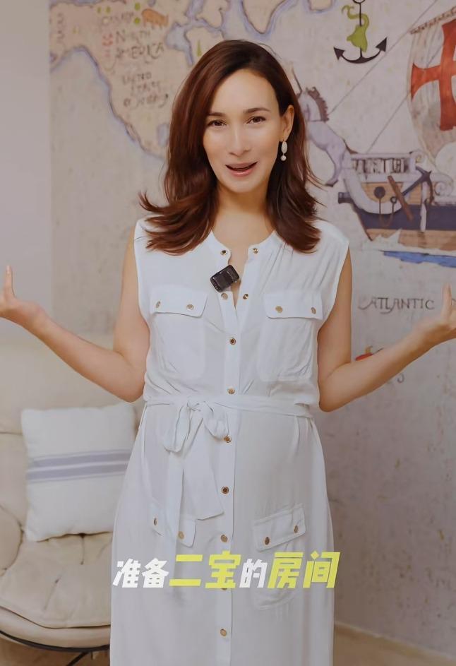 个月大肚介绍婴儿房透露二宝即将出生AG真人旗舰厅韩庚老婆分享近况挺八(图2)